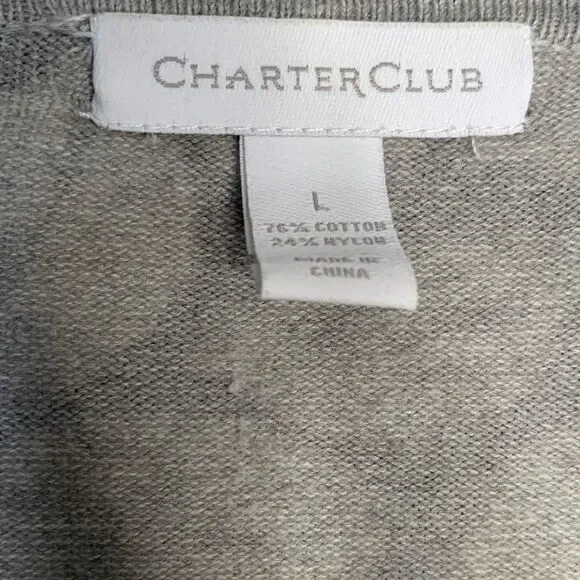 CHARTER Club Sequined Sweater - Picture 4 of 6